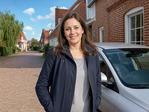 Verkäufer aus Hanau mit dem verkauften Fahrzeug